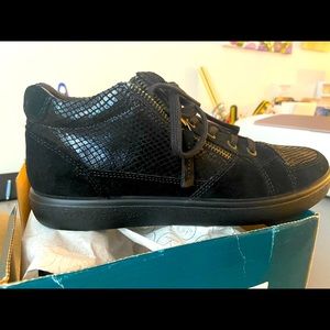 Hotter Black Deck Boot “Rapid” Size 8 NEW